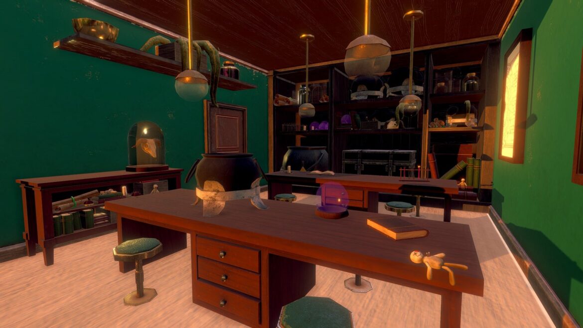 witchcraft classroom 3d model