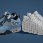 Air Jordan 4 Lowpoly – 03