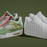 Air Jordan 4 Lowpoly – 05
