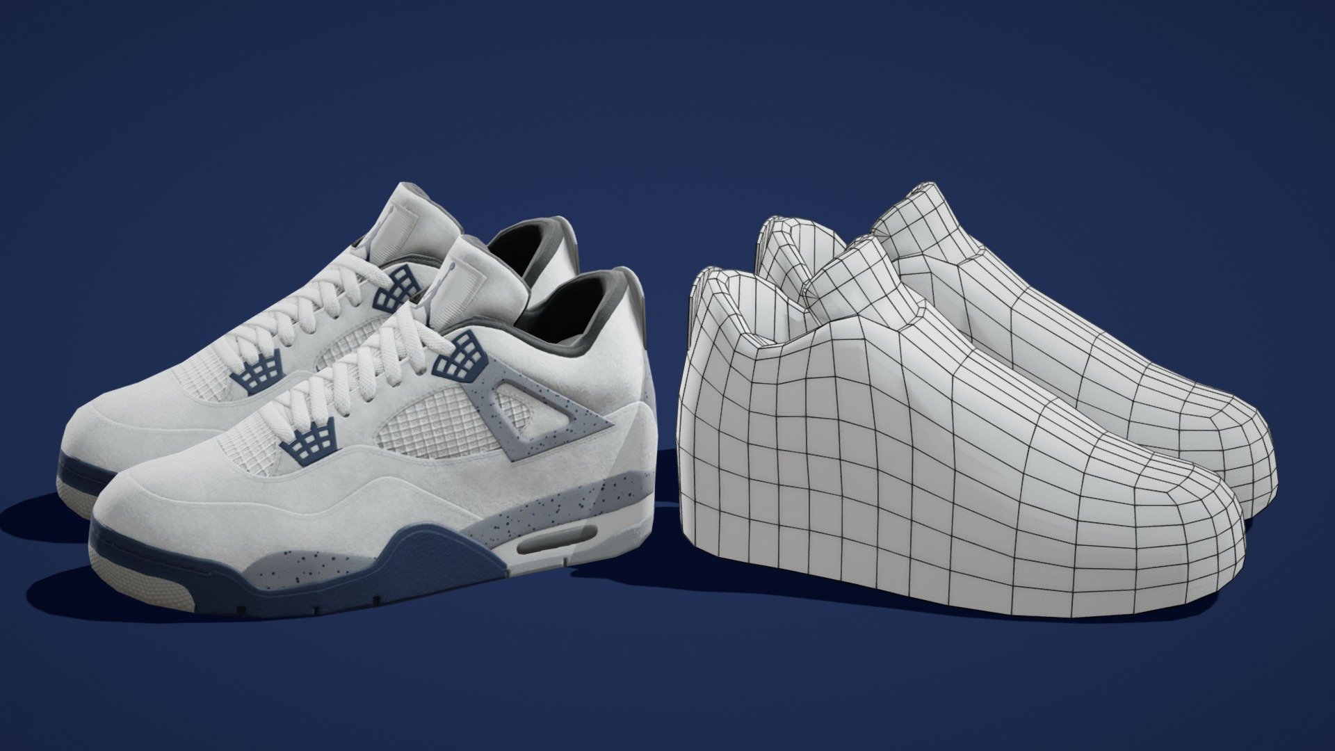 Air Jordan 4 Lowpoly – 08