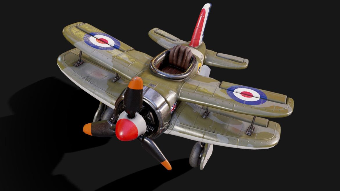 AirplaneAnimations 3d Model - Detailed airplane flight 3d model for professional visualization