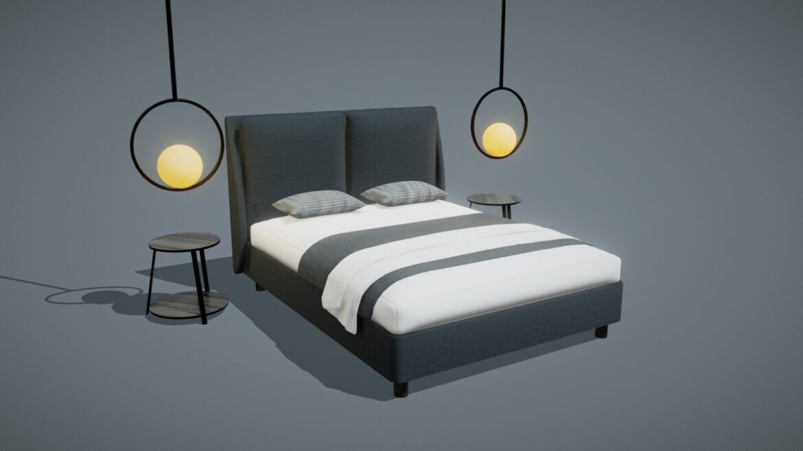 bed 04 3d model