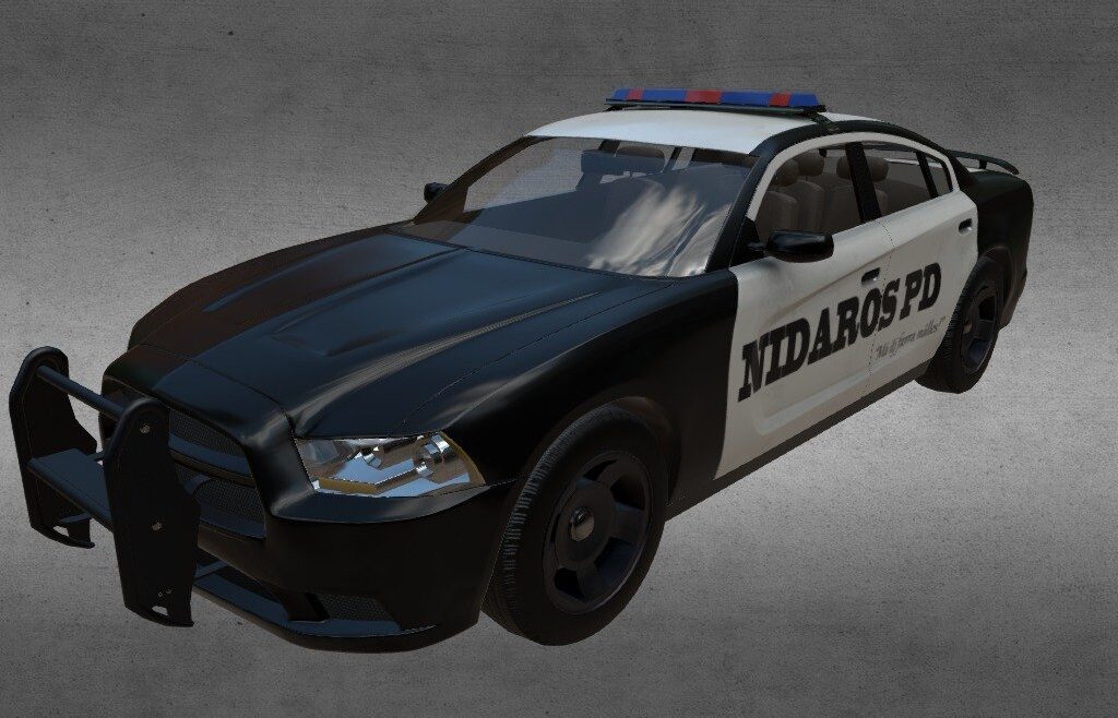 Dodge Charger 3d Model - Dodge Charger police 3d model 2011 interceptor vehicle