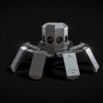 Octabot – Sci-fi Low-poly Robot