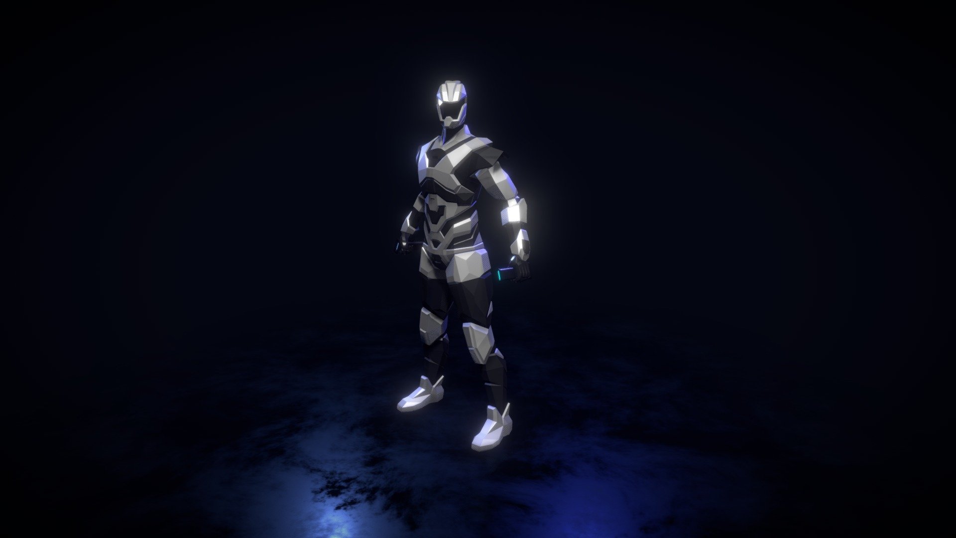 Sci-fi Low-poly Robot – SLR 88