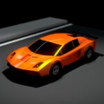 Sports Car – Low Poly