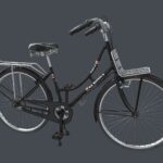 Black Vintage City Bicycle