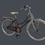 Brown Vintage City Bicycle