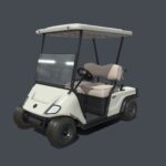 Golf Car – Realistic Electric Utility vehicle