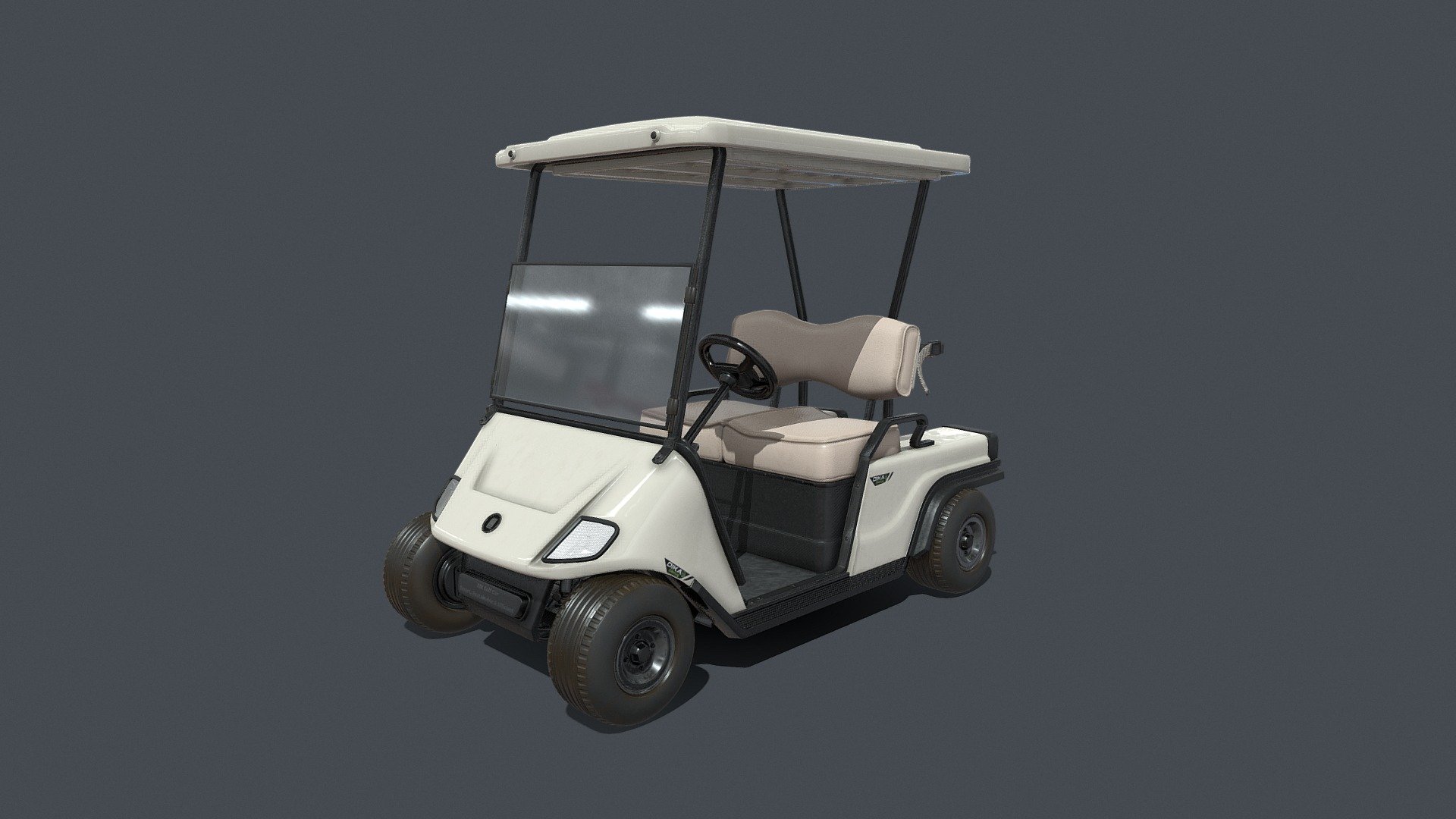Golf Car – Realistic Electric Utility vehicle