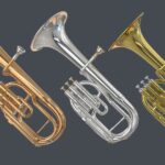 Alto Tenor Horn 3 Materials Brass,Copper,Silver