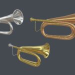 Bugel three Materials Brass Copper and Silver