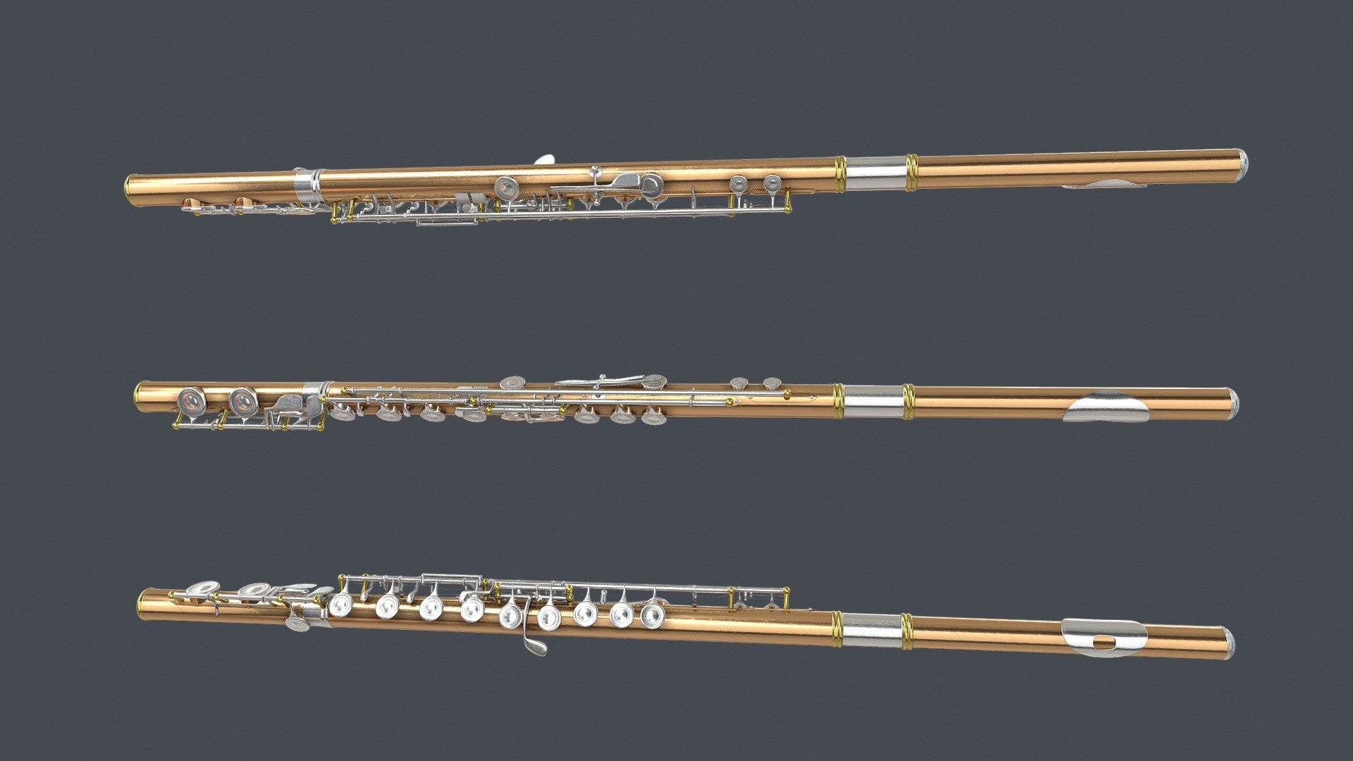 Clarinet Flute Copper Barss