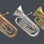 Euphonium Three Materials Brass,Copper,Silver