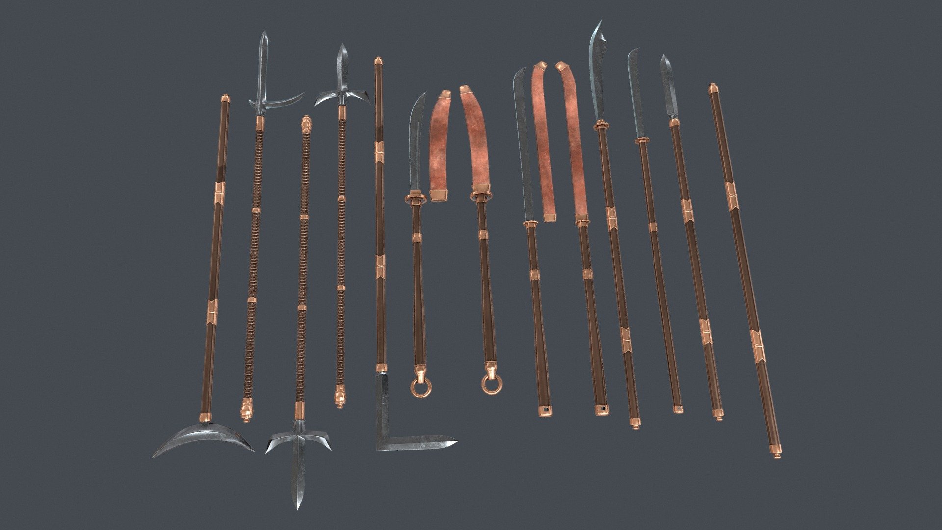 Japanese Spears Collections Brown