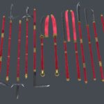 Japanese Spears Collections Red