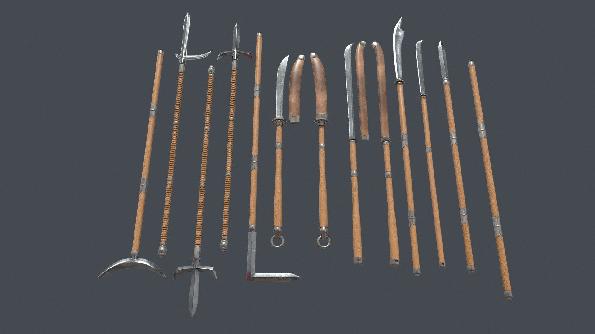 Japanese Spears Collections Wood