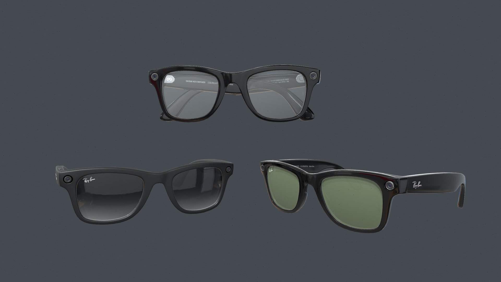 Ray-Ban Meta Wayfarer Matte and Shiny