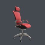 Red Black Modern Ergonomic Office Chair