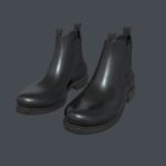 Urban boots black leather