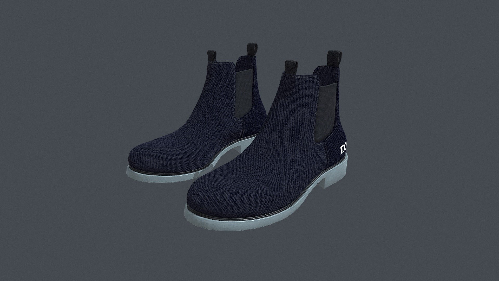 Urban boots Blue leather