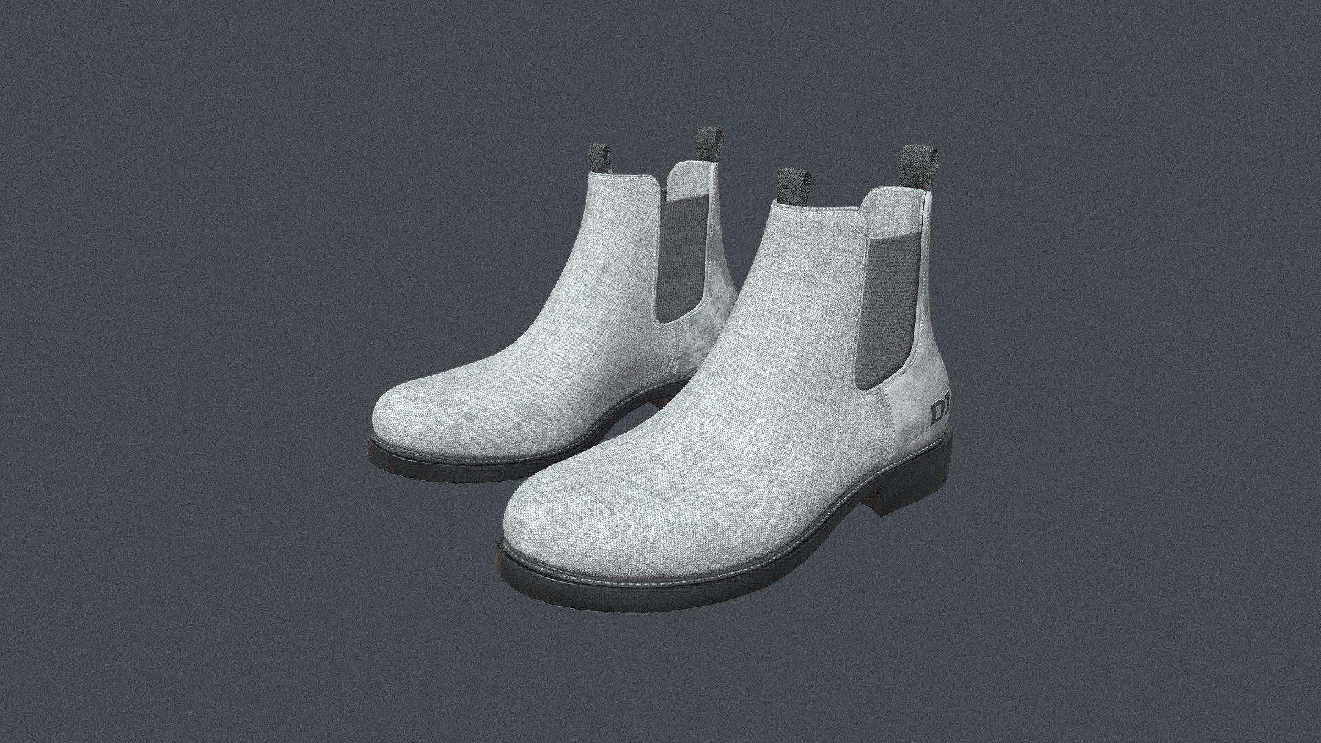 Urban boots gray leather
