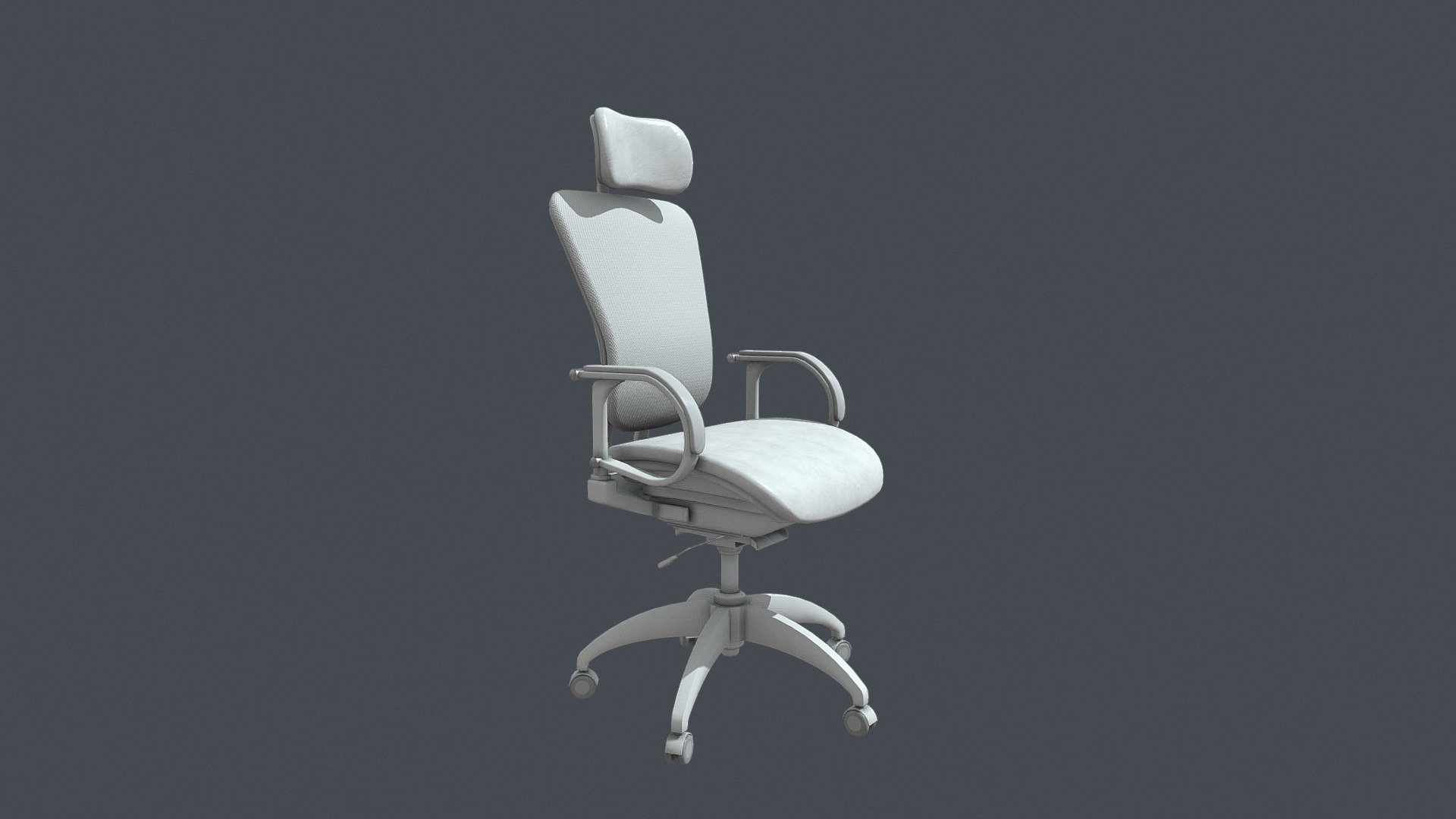 White Modern Ergonomic Office Chair