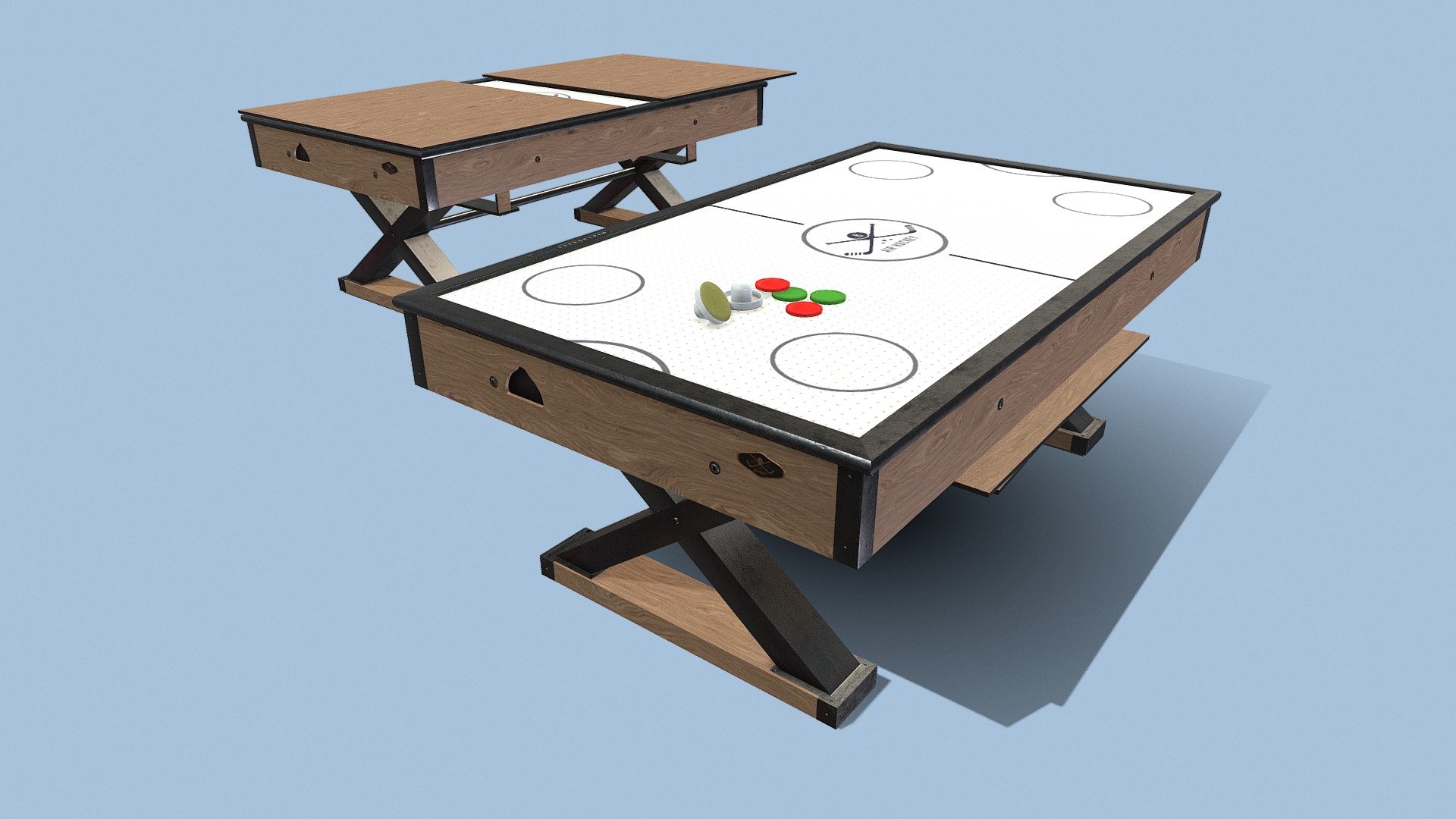 Air Hockey Table with Dining Top 87”
