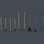 Garden Tools Collection Blue Green