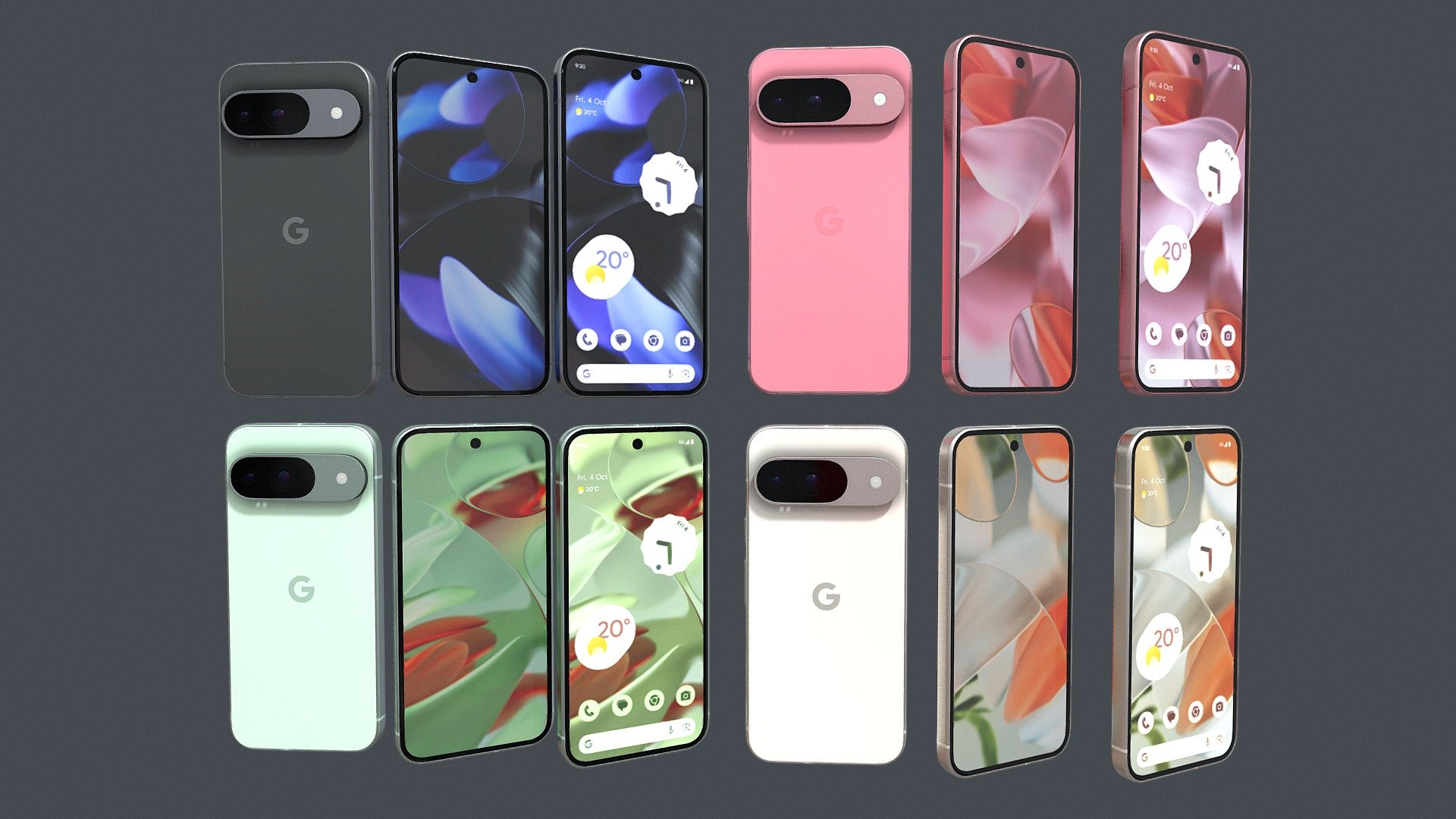 Google Pixel 9 All Colors