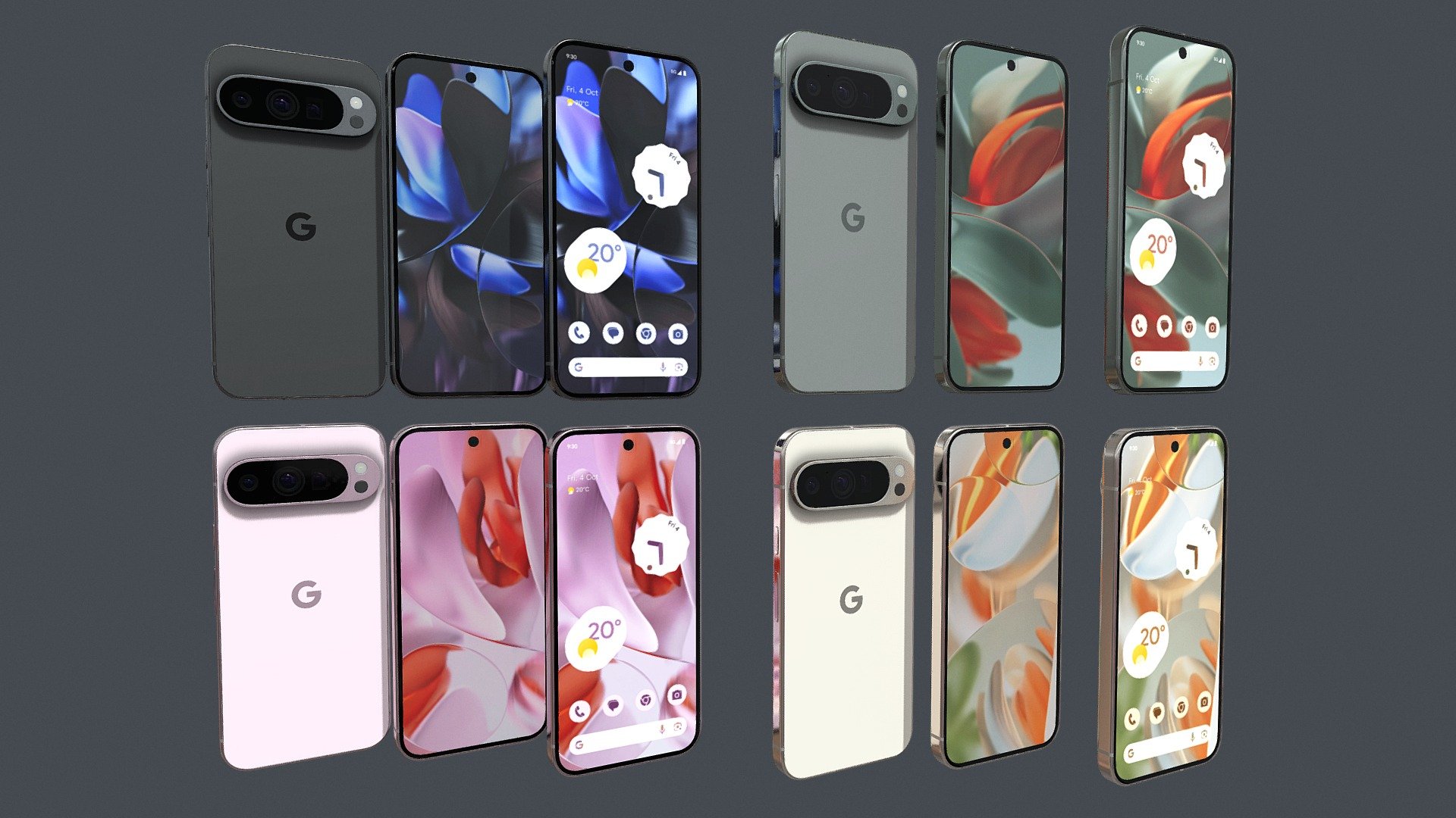 Google Pixel 9 Pro All Colors