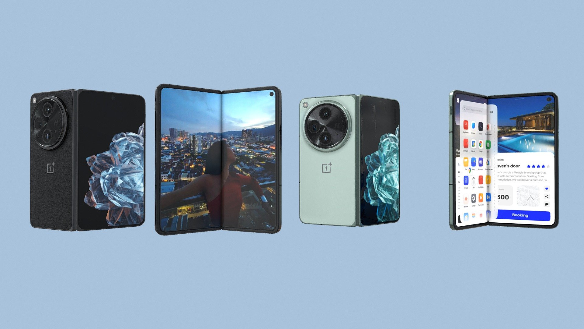 OnePlus Open all colors rigged animated