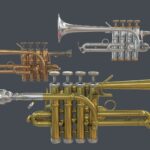 Piccolo Trumpet 3 Materials Brass,Copper,Silver