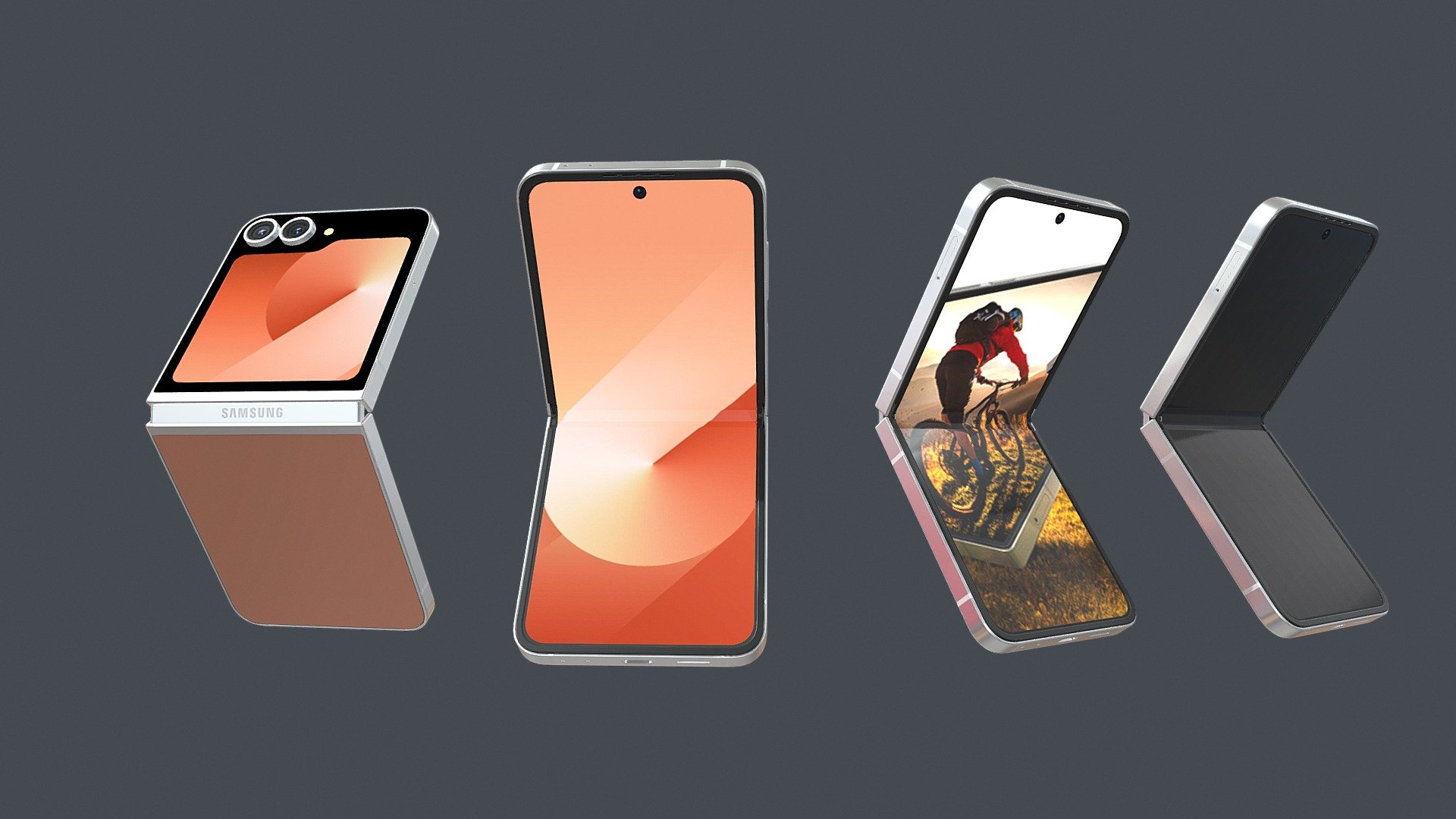 Samsung Galaxy Z Flip 6 Peach