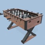 Wooden football table