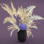 Vase Bouquet Pampas 01