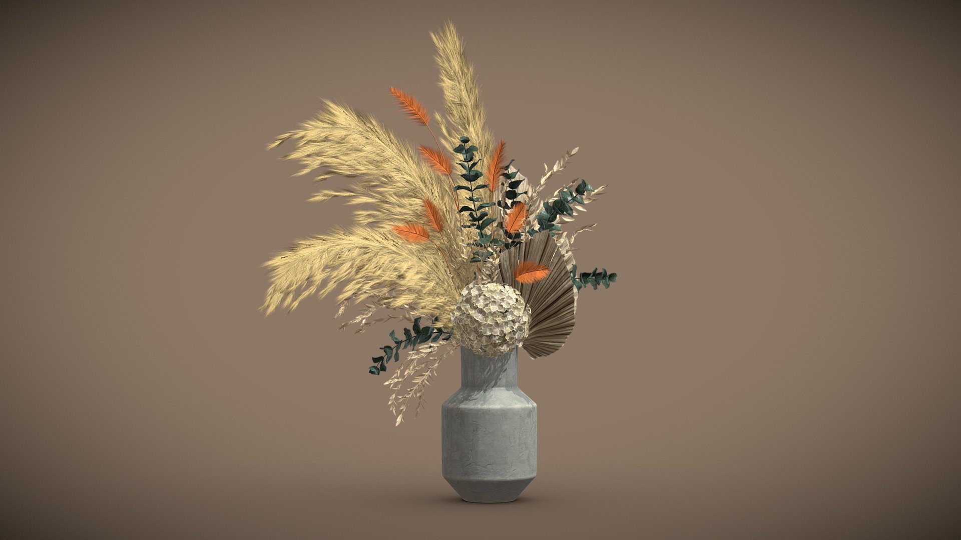 Vase Bouquet Pampas 02