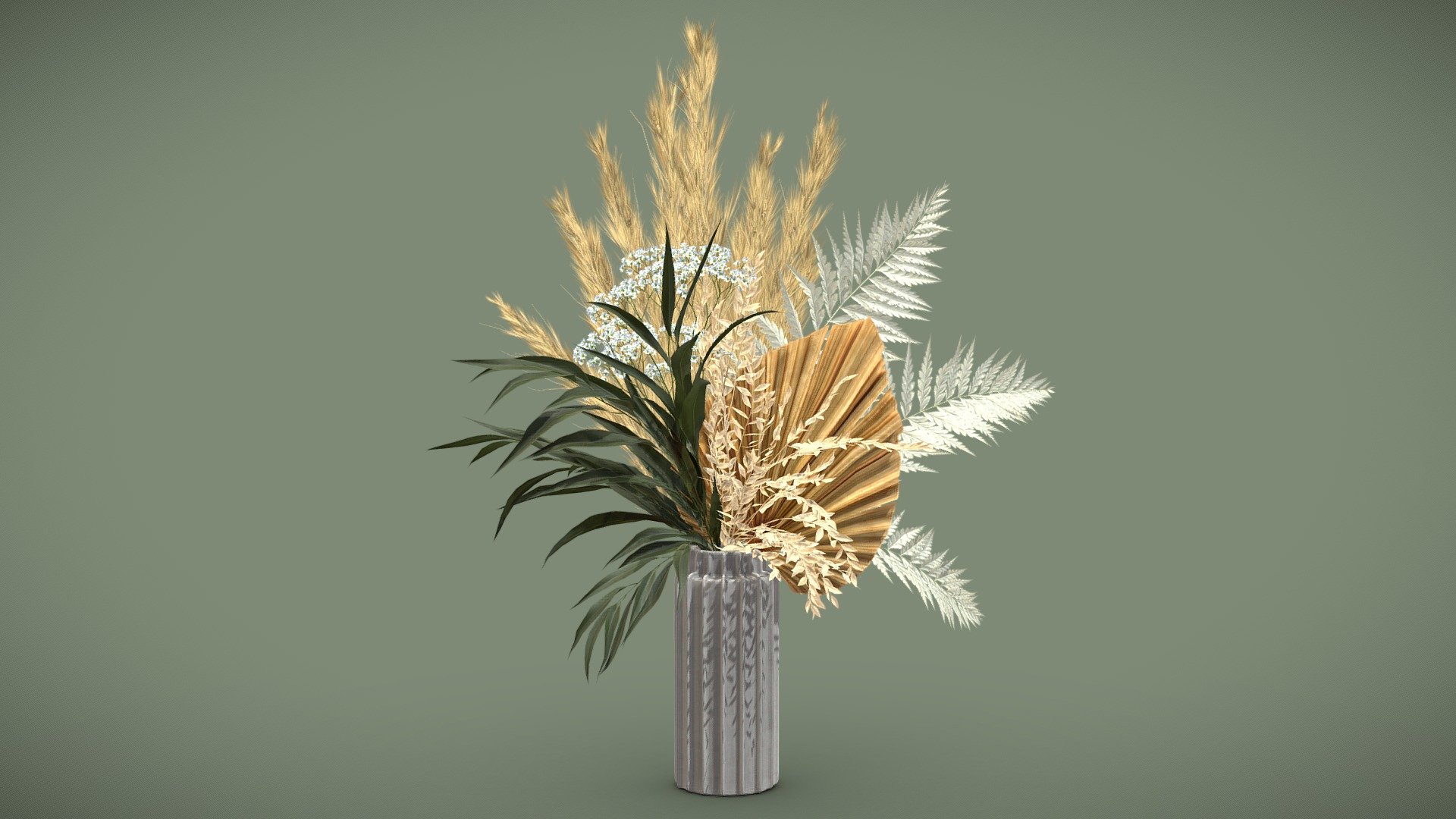 Vase Bouquet Pampas 06