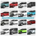 Hyundai Car 27 Models Collection-Squir 3D