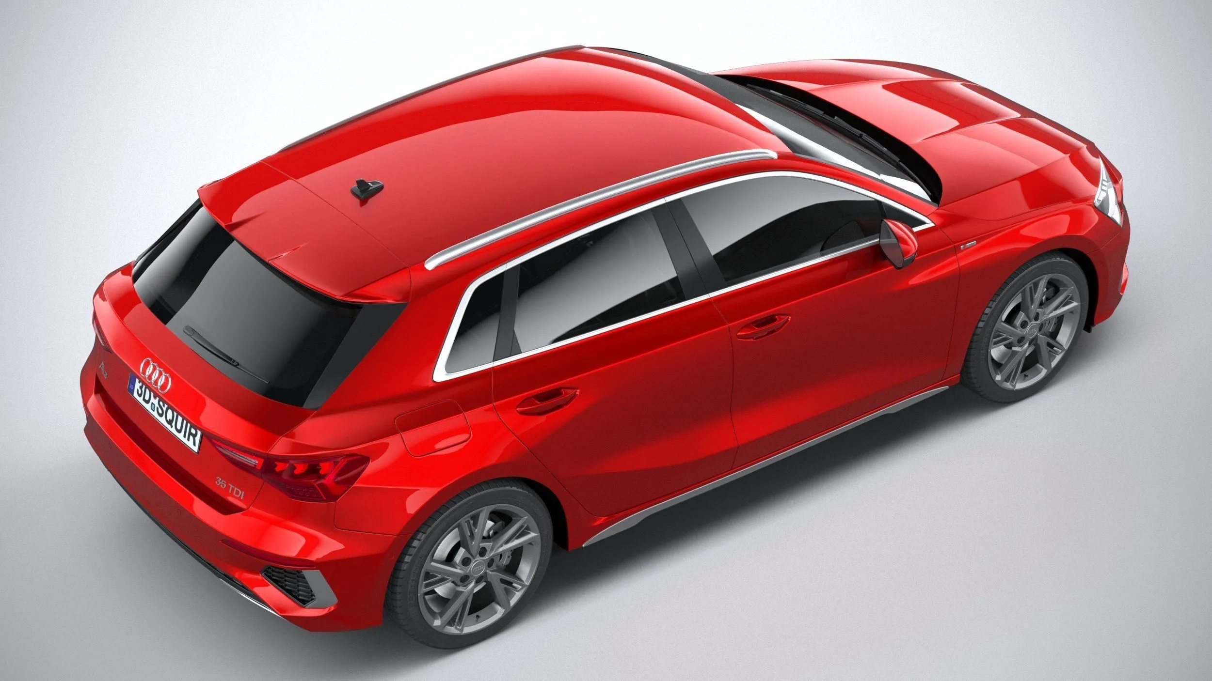audi car 33 models collection squir 3d 3d model