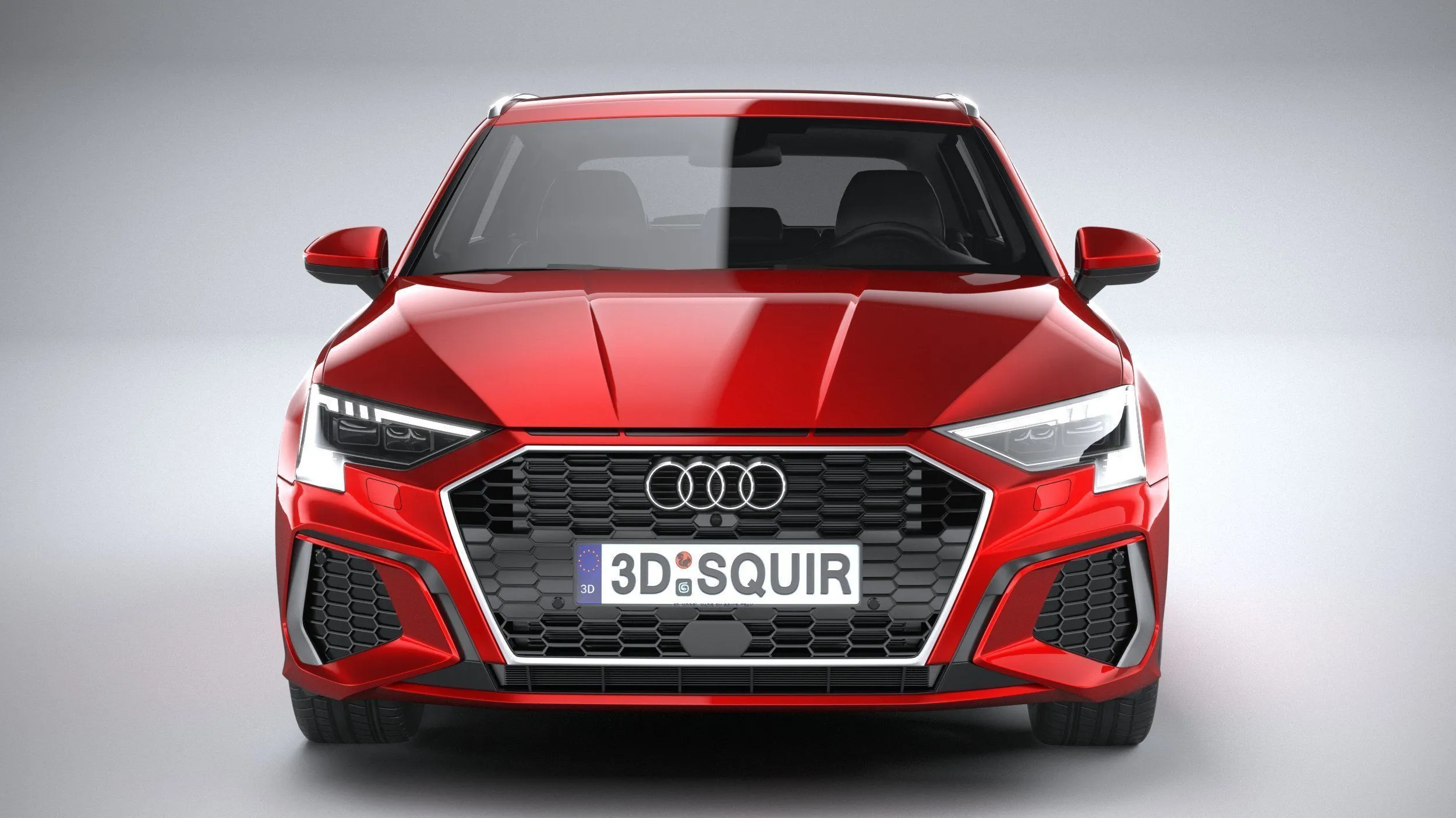 audi car 33 models collection squir 3d 3d model