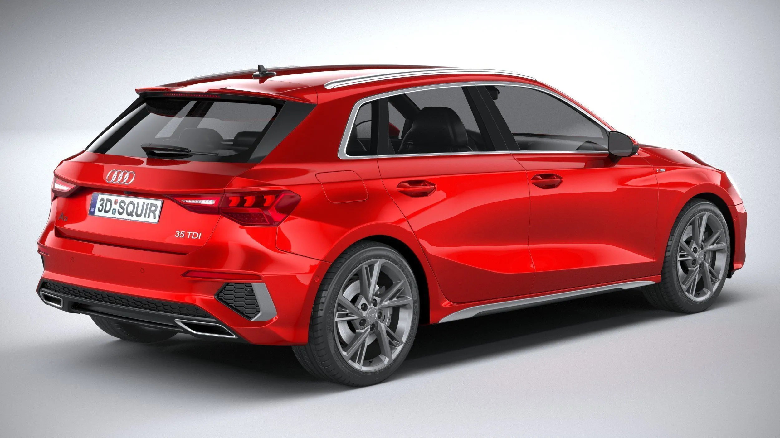 audi car 33 models collection squir 3d 3d model