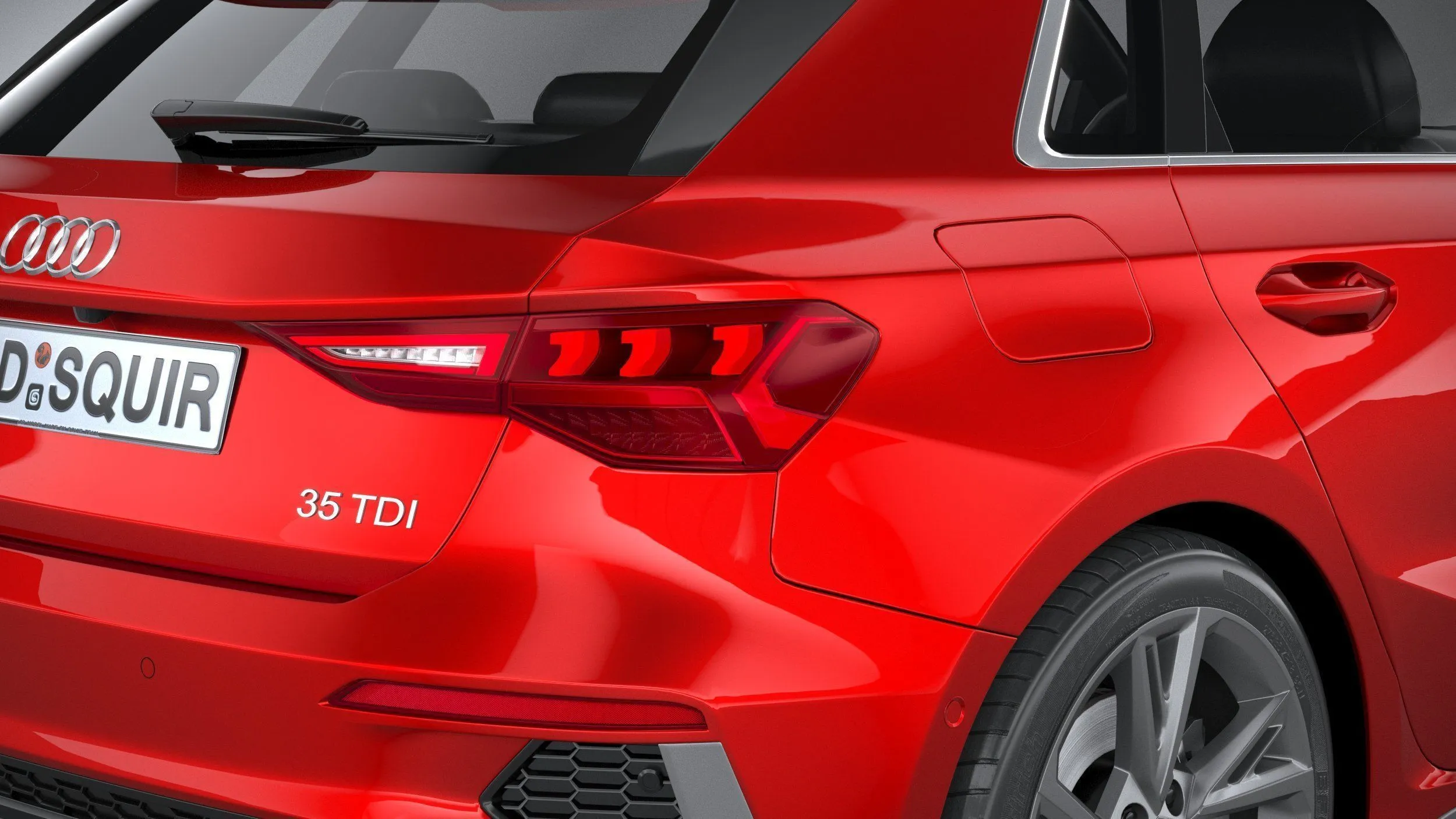 audi car 33 models collection squir 3d 3d model