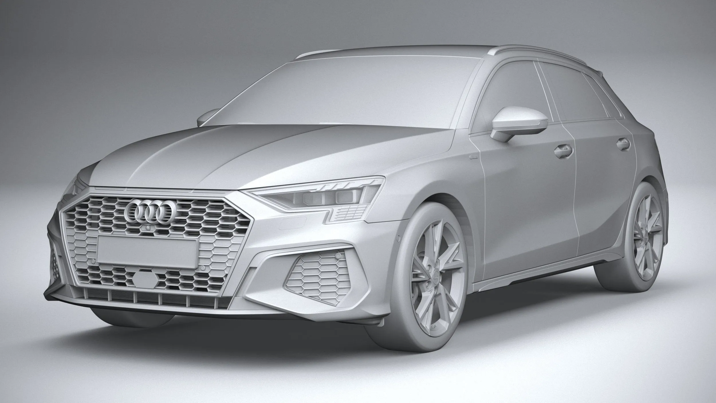 audi car 33 models collection squir 3d 3d model