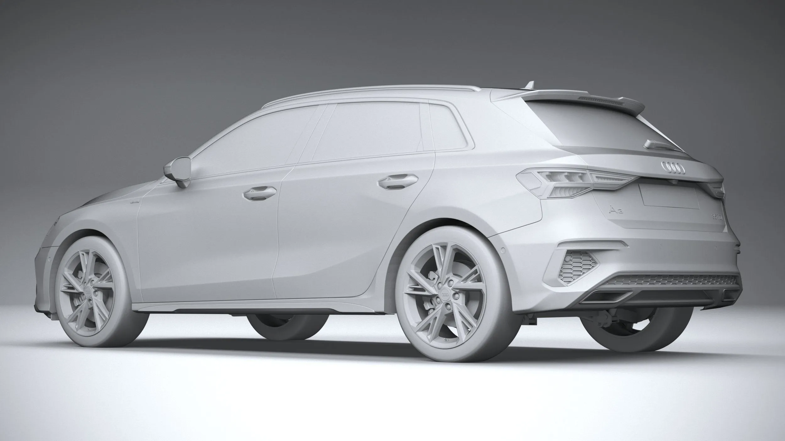 audi car 33 models collection squir 3d 3d model