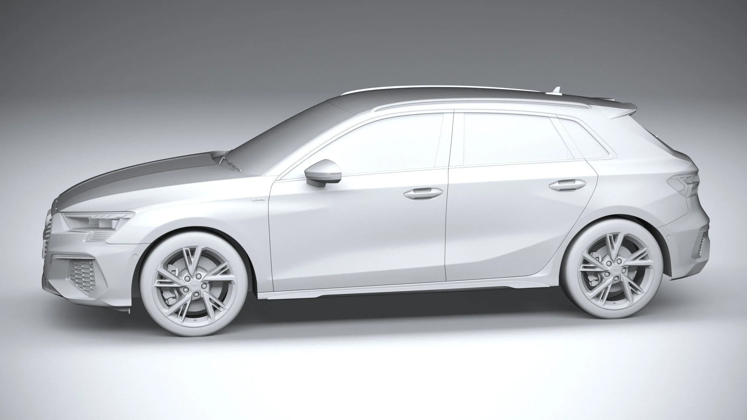 audi car 33 models collection squir 3d 3d model