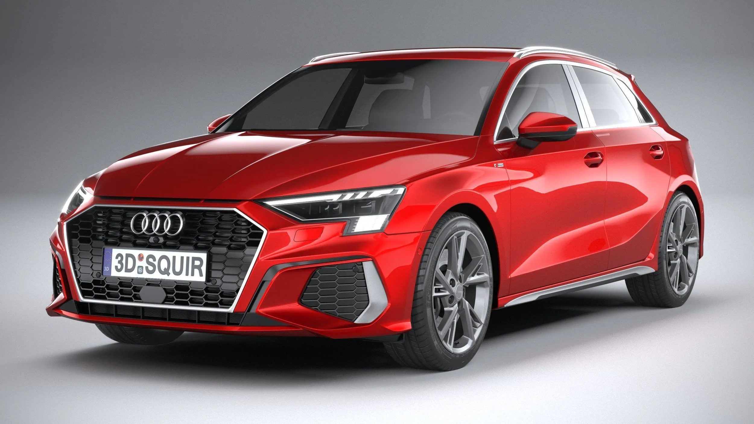 audi car 33 models collection squir 3d 3d model