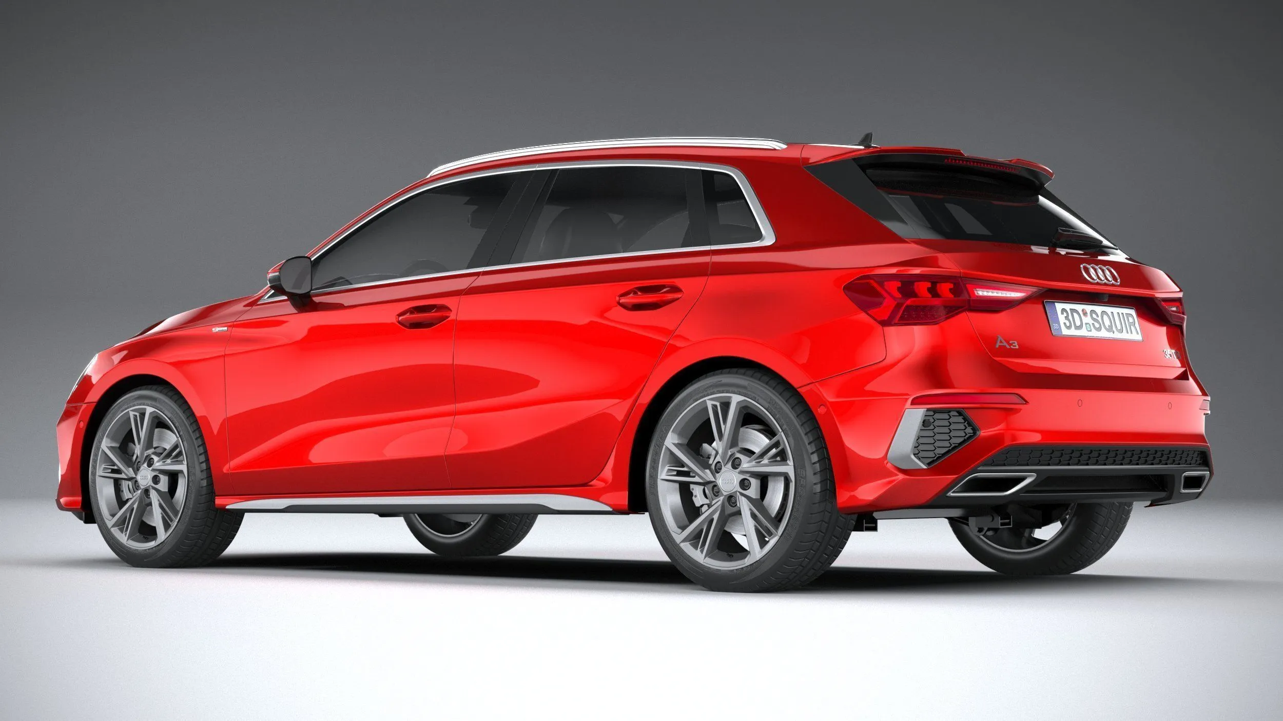audi car 33 models collection squir 3d 3d model