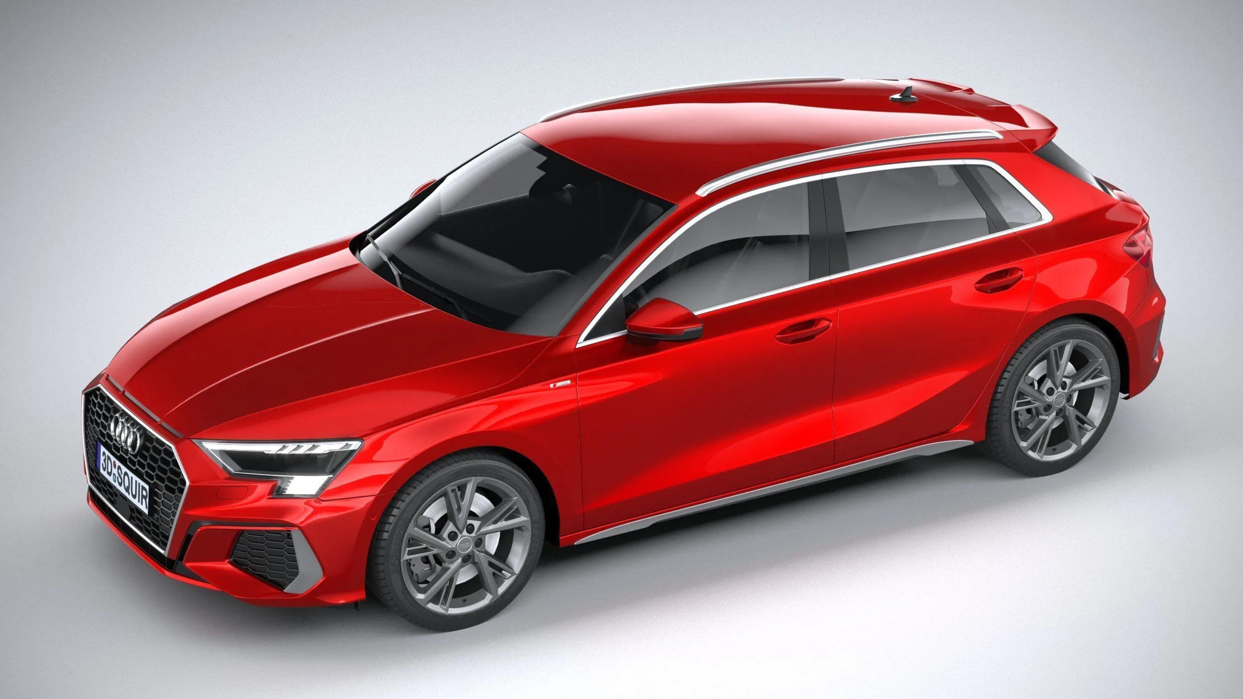audi car 33 models collection squir 3d 3d model