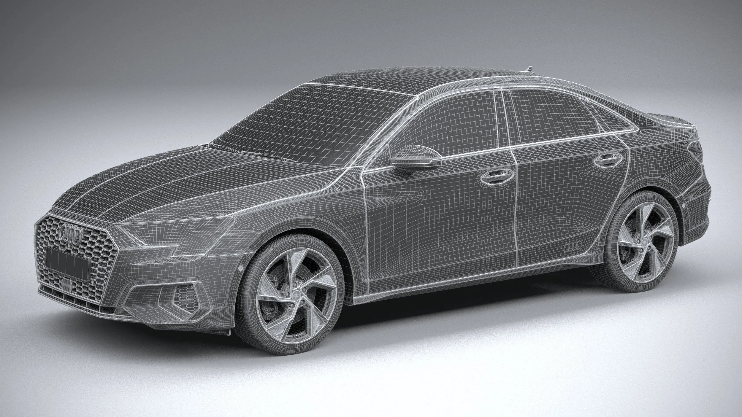 audi car 33 models collection squir 3d 3d model